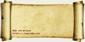 Valentina Debeljak vizit kartica